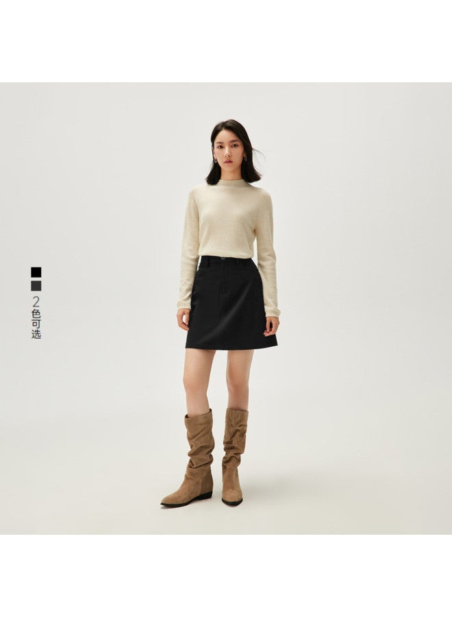 HLA تنورة A-Line نسائية مهنية رفيعة لفصلي الربيع والخريف - Image 3