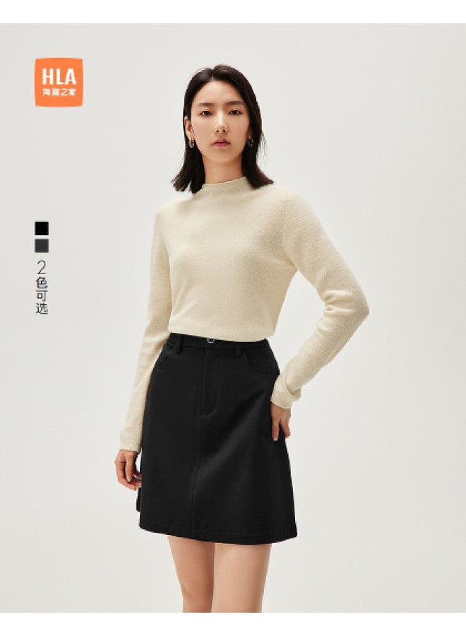 HLA تنورة A-Line نسائية مهنية رفيعة لفصلي الربيع والخريف - Image 1