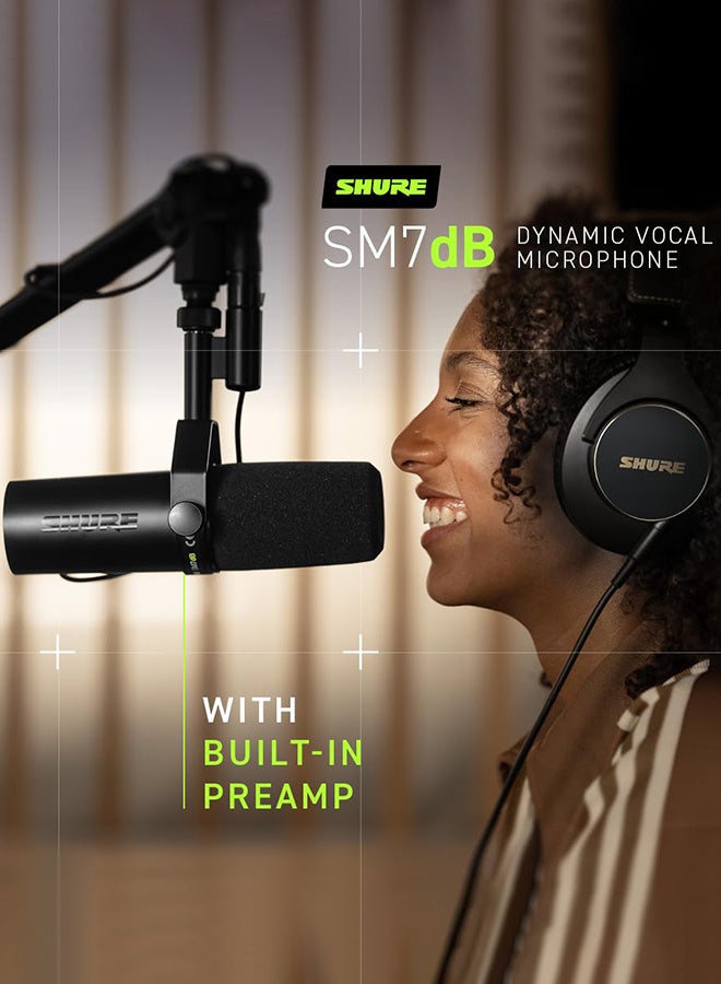 SM7DB Dynamic Microphone with Built-in Preamp Sm7dB Studio Optional Response Microphone SM7B 7B For Live Stage Recording Podcast - Image 4