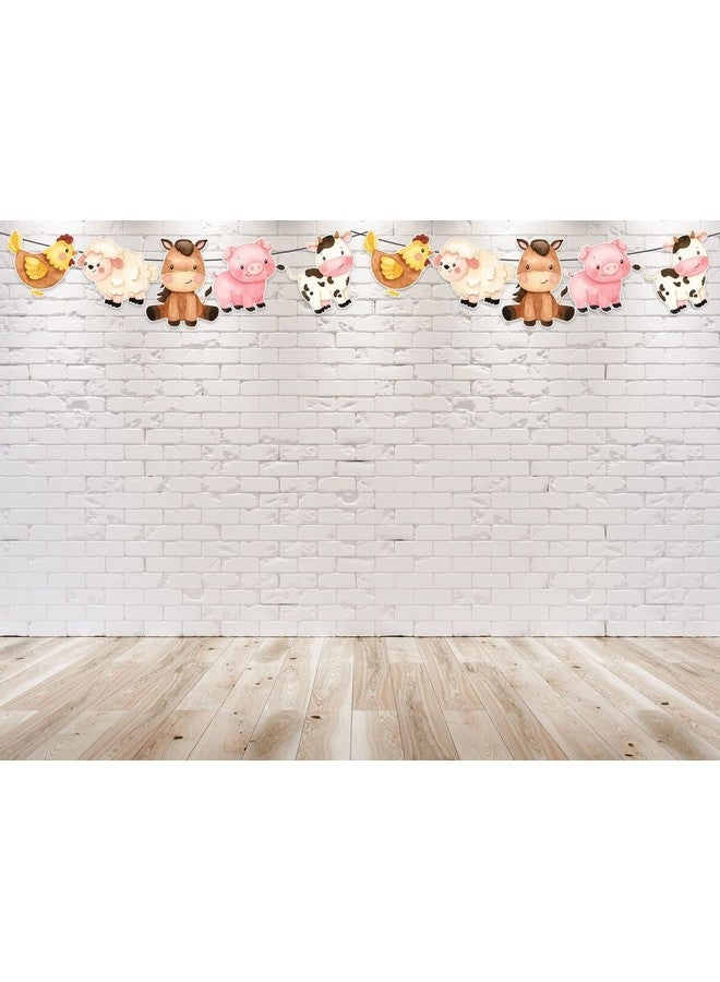 PC لافتة عيد ميلاد حيوانات المزرعة لوازم حفلات حيوانات المزرعة | زينة عيد الميلاد لحيوانات المزرعة - Image 3