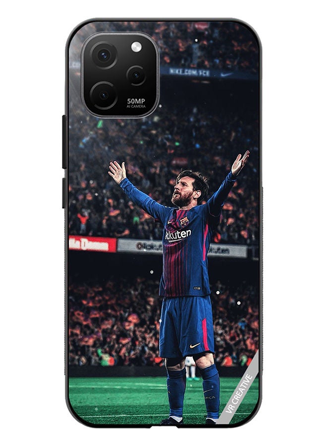 VR CREATIVE Protective Case Cover For Huawei Nova Y61 Lionel Messi Design Multicolour - Image 1