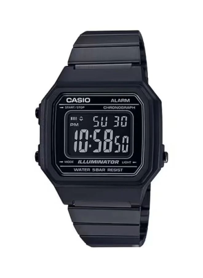 كاسيو Men's Stainless Steel Digital Watch B650WB-1B - 41.2 mm