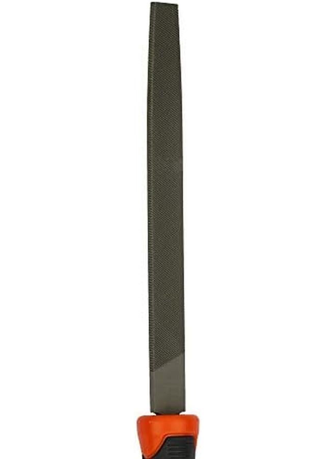 BLACK+DECKER 200Mm 2Nd Cut Steel Flat File For Wood Metal And Plastic Orange Black Bdht22144 2 Years Warranty - Image 2