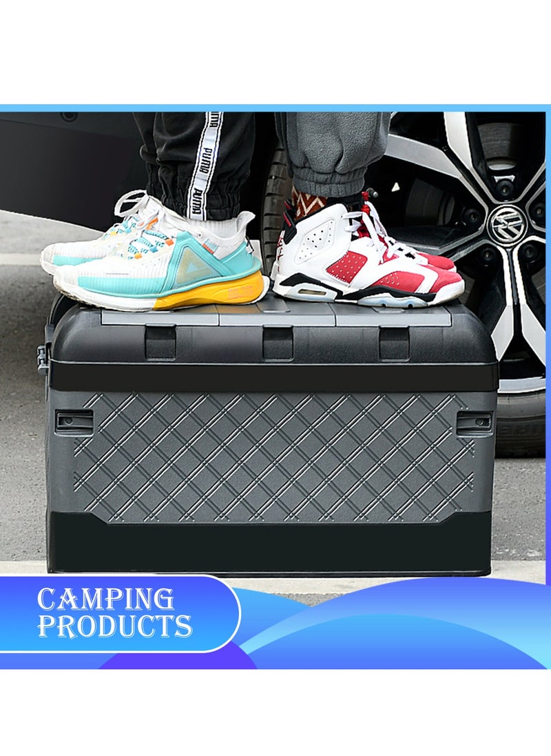 Manful Outdoor Double layer Camping Storage Box, Stackable Bins with Lids  - Image 4