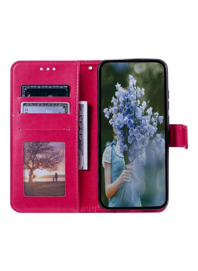S-TOP Case For Motorola Moto G75 5G Totem Flower Embossed Leather Phone Case with Lanyard - Image 3