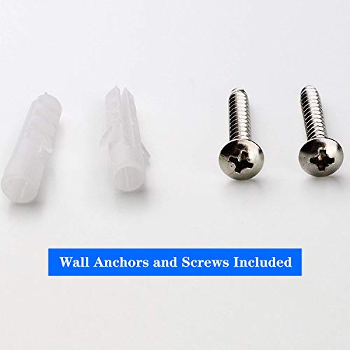 Gelme Nutri Shower Head Holder Wall Mounted, Screw Mounted Shower Spray Holder, Adjustable Handheld Shower Head Bracket, Shower Holder for Universal Wall Bathroom with Wall Anchors and Screws (Chrome Polished) - Image 2