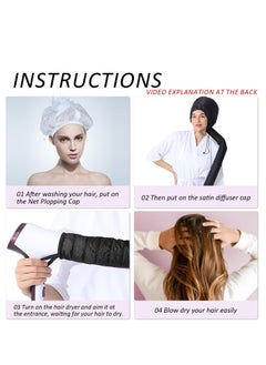 Generic Hair Dryer Bonnet, Portable Household Hair Dryer Cap Professional Salon Hooded Adjustable Upgraded Soft Deep Conditioning Hair Drying Styling Heat Cap Hair Dryer Bonnet (1pc, BLACK)  - Image 5