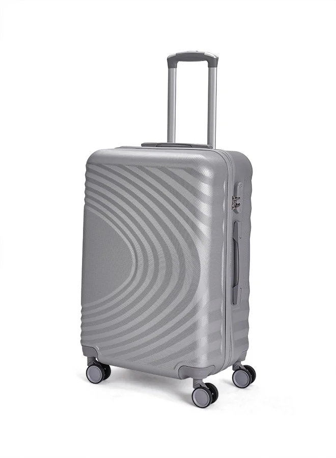 LIMRA Travel Bags From limra it consists of 5 luggage bags with a modern design and a solid silver color