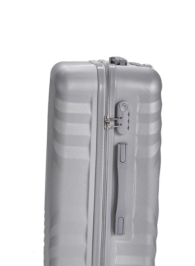 LIMRA Travel Bags From limra it consists of 5 luggage bags with a modern design and a solid silver color