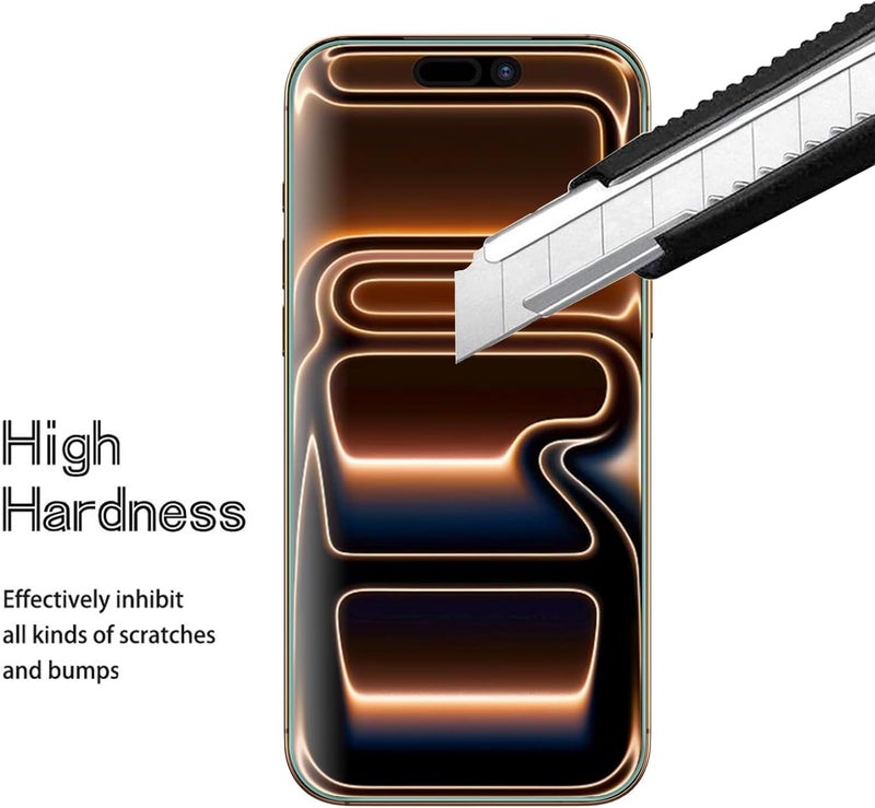 FabeKee 2 Pack Designed for iPhone 17 Pro Max, iPhone 16 Pro Max Screen Protector (6.9 inches), Enhanced Tempered Glass Protection with easy installation tool included,Case Friendly Ultra Resistant - Image 2