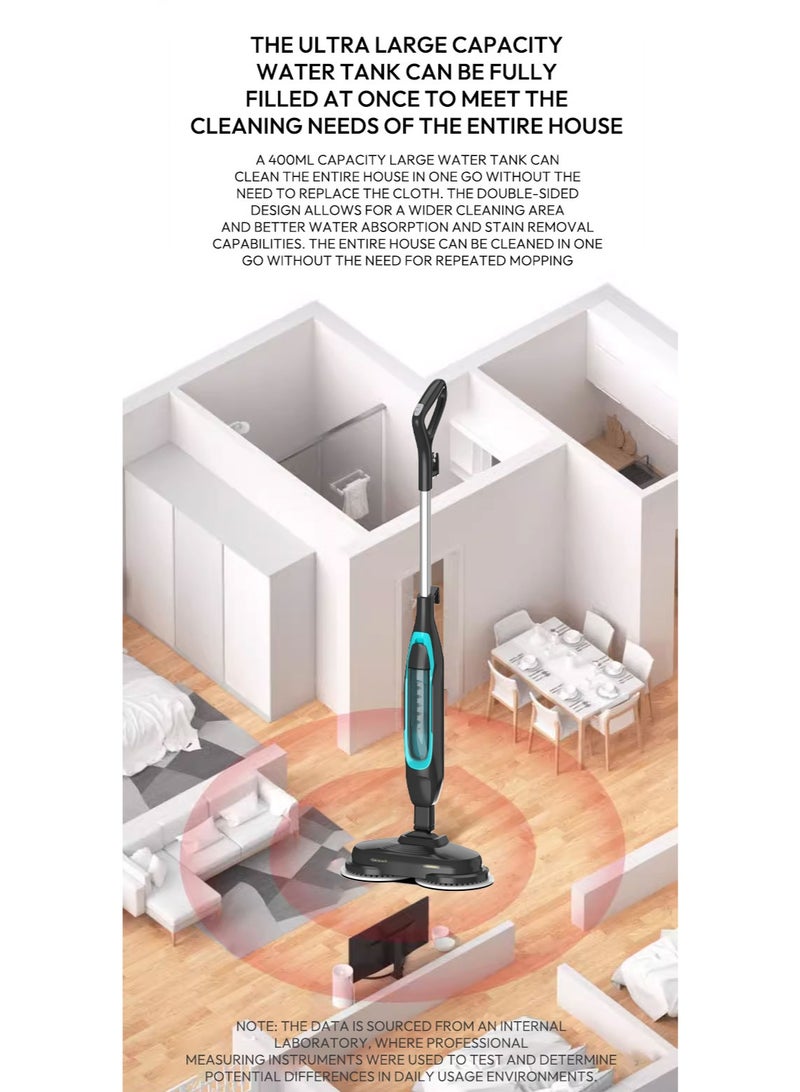 sokany Steam Mop with 2 Dirt Grip Pads, Lightweight Electric Mop, Safe for all Sealed Hard Floors like Tile, Hardwood, Stone, Laminate, Vinyl & More, Machine Washable, Removable Water Tank, SK-13063 - Image 4