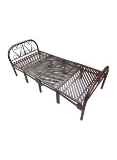 SMART HOME Foldable and adjustable single bed, heavy duty, with a metal steel bed frame and settings without tools, size 90 * 190cm  - Image 1