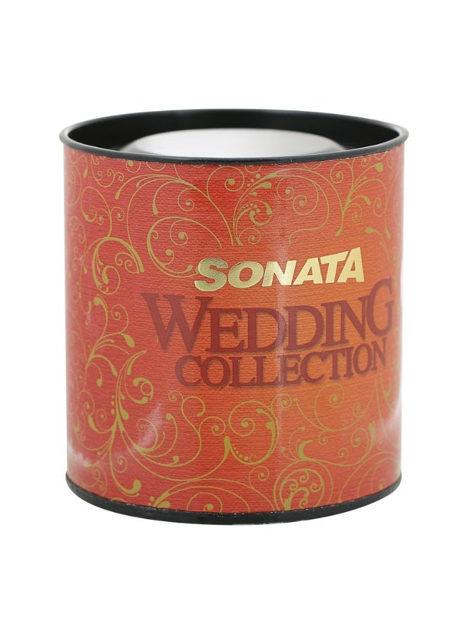 Sonata ساعة أنالوج نسائية 8114YM06 - قرص شامباني، حزام من الفولاذ المقاوم للصدأ بلون ذهبي، حركة كوارتز، مقاومة للماء حتى 3 ATM، ساعة أنيقة وجاهزة كهدية - Image 5