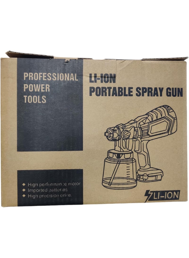 Spray paint machine with 2 battery lithium 1000 ml from AROEX - Image 4