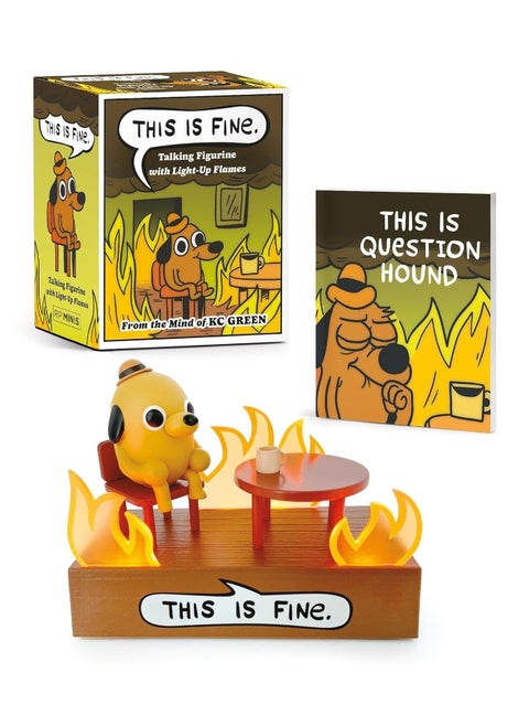 This Is Fine Talking Figurine: With Light and Sound!