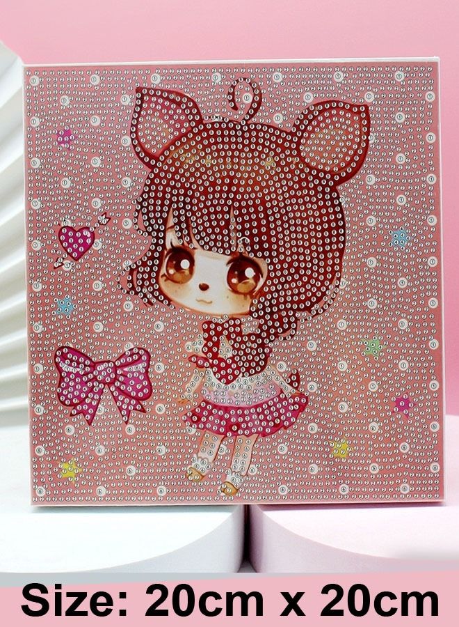 fashionhome سلسلة من الرسوم المتحركة للأطفال مصنوعة يدويًا من الألماس وفنون الحرف اليدوية للأطفال - Image 3