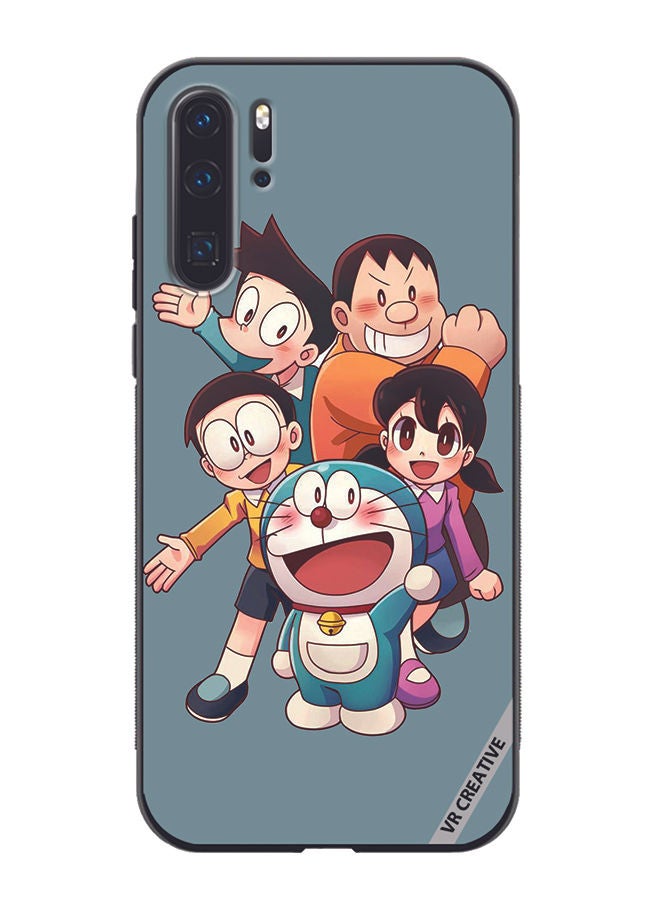 VR CREATIVE Protective Case Cover For Huawei P30 Pro Doremon Design Multicolour - Image 1