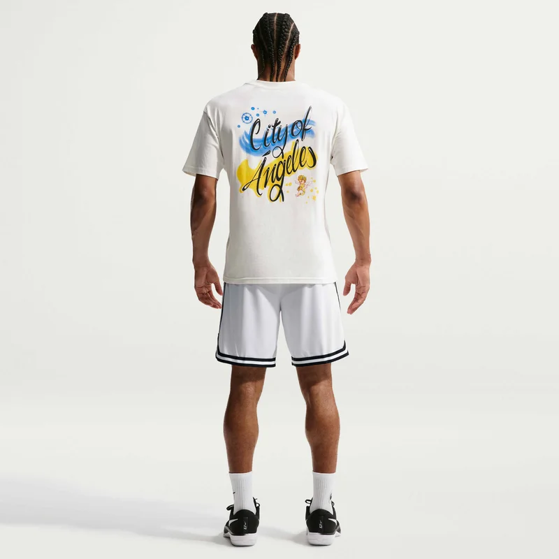 Nike White Men's DNA Dri-FIT Basketball Shorts for Men | Best Price UAE