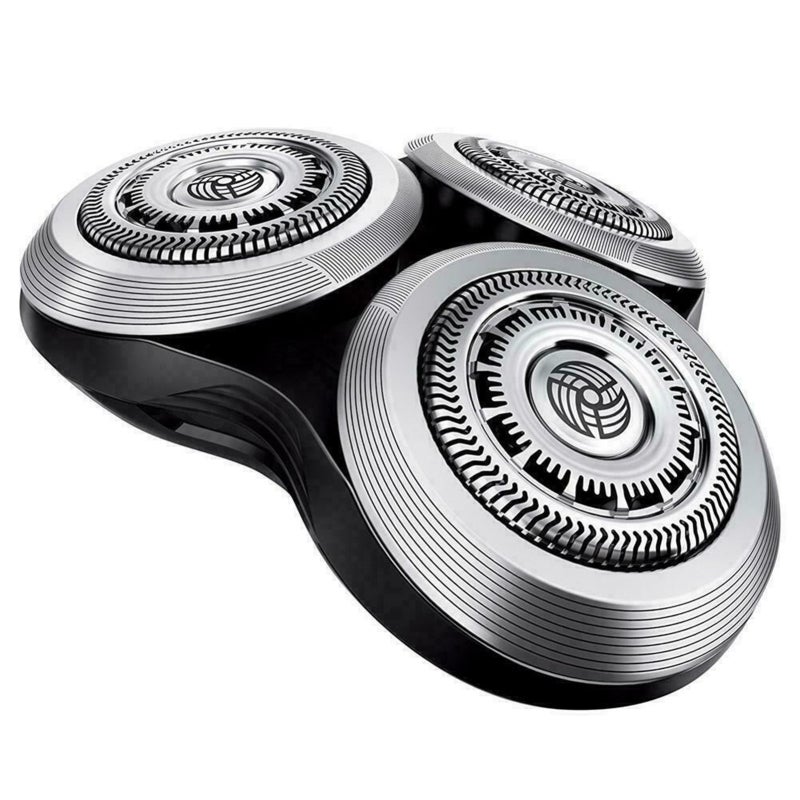 Shaving Blade Replacement Silver Fine Quality Long-Lasting Material - 360° Dead-End Free Gentle Beard Removal Shaver Heads for Philips Norelco SH90/52 S7000 S9000 - Image 3
