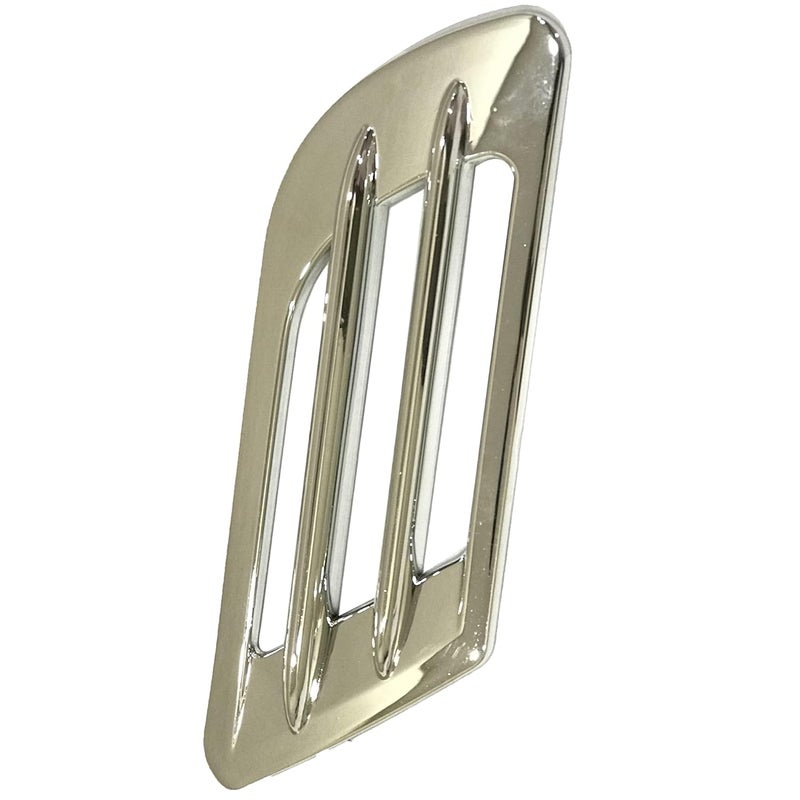 Oshotto غطاء هواء مزخرف FD-697 مطلي كهربائياً مع فتحة سحب توربو متوافق مع رينج روفر إيفوك (كروم) - Image 4