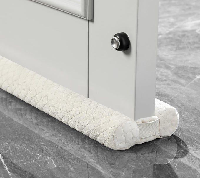 DOOR DRAFT STOPPER PREMIUM VELOUR UNDER DOOR GAP FILLER NOISE BLOCKER INSERTDESIGN DRAFT STOPPER FOR BOTTOM OF DOOR 3036 BLOCKS COLD NOISE DUST EASY INSTALL NO ADHESIVE