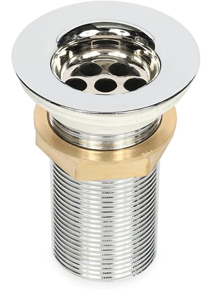 Colro Global Heavy Duty Stainless Steel Waste Drain Coupling Strainer - Universal Sink Basin Waste Pipe Connector with Double Leak-Proof Washers for Kitchen & Bathroom, Easy Installation - Image 1