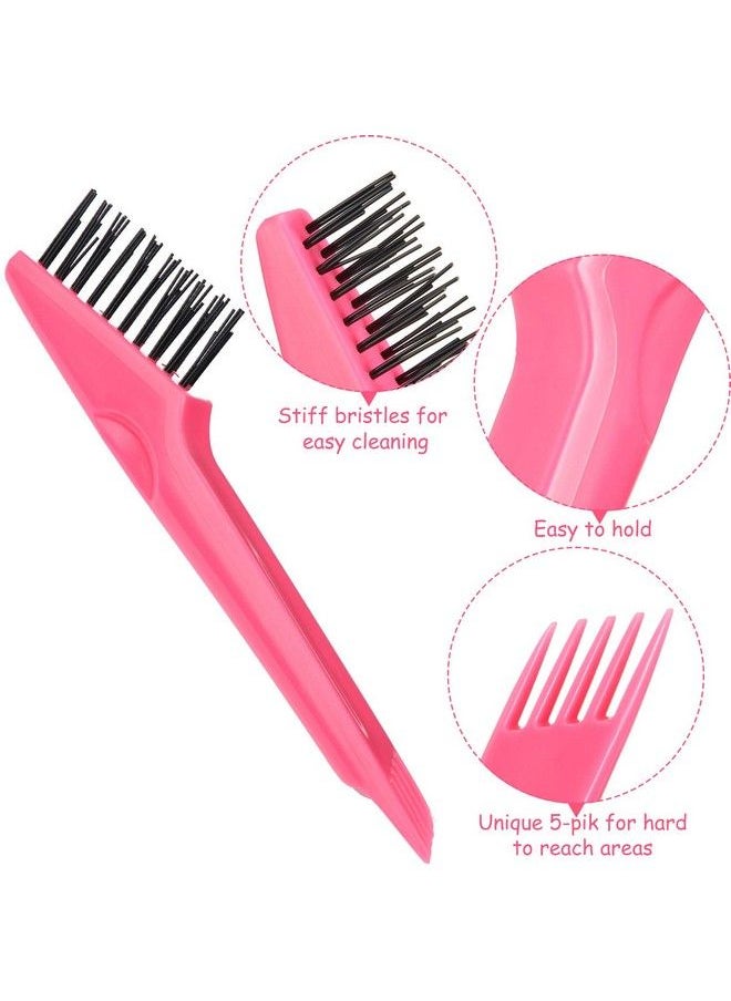 Yaomiao 2 Pieces Hair Brush Cleaner Tool Mini Rake Wet Hair Comb For Removing Dirt Home And Salon Use  - Image 5
