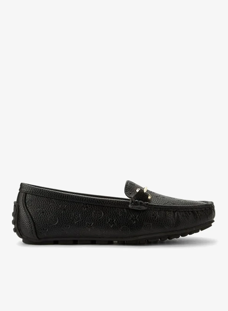Women Monogram Embossed Loafers