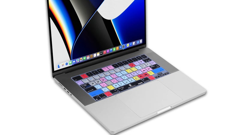 XSKN Premiere Pro Shortcut US Layout Silicone Keyboard Cover Skin for 2021 Released MacBook 14 inch A2442 16 A2485 with ( M1 / Max chip ) Liquid Retina XDR Display Touch ID, K-400 - Image 3
