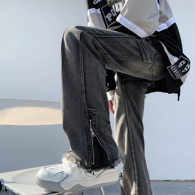 Unisex Casual Daily Denim Jeans - Image 3
