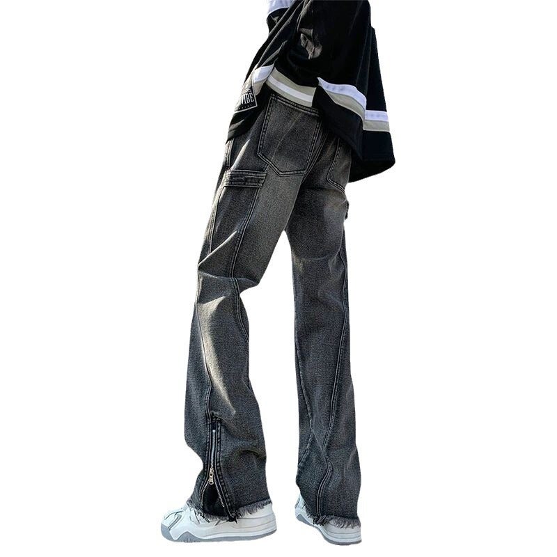 Unisex Casual Daily Denim Jeans - Image 4