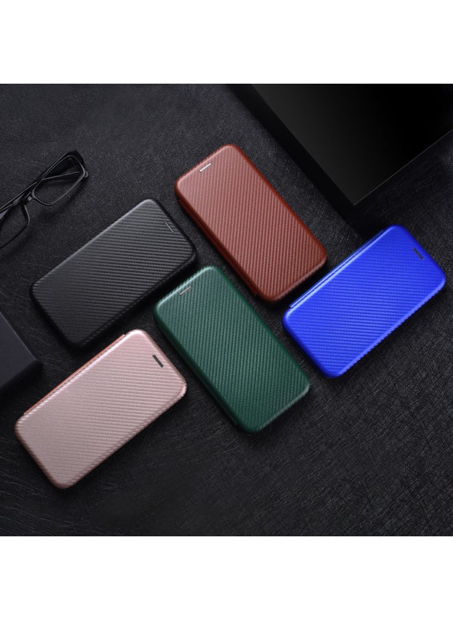 Generic - Carbon Fiber Texture Phone Case For SonyXperia 1 Iv X10 Iii Hard Flip Cover Ace3 Card Protective Shell-Color:Rose Gold-Applicable Model:Xperia ACE II (2nd Generation)] - Image 1