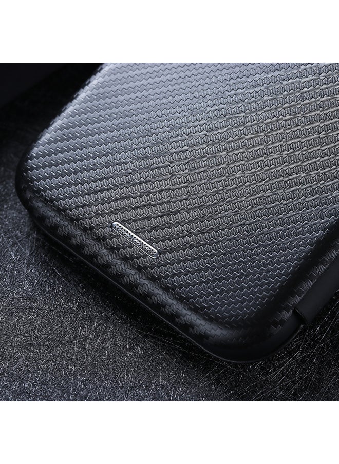 Generic - Carbon Fiber Texture Phone Case For SonyXperia 1 Iv X10 Iii Hard Flip Cover Ace3 Card Protective Shell-Color:Rose Gold-Applicable Model:Xperia ACE II (2nd Generation)] - Image 1