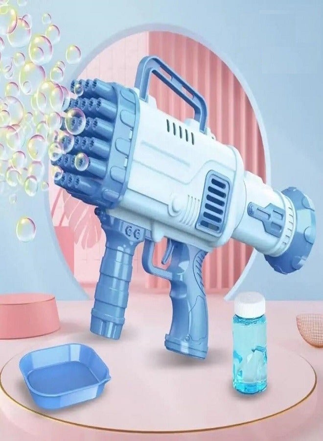 Bubble Gun 32-Hole Battery Operated Electric Gun Toy for Toddlers, Outdoor Toys for Boys and Girls