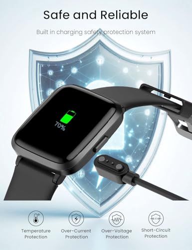 Msvueioe 2 Pin Chargers for FitCloudPro Smart Watch Cord, 2-Pack [Model A & Model B, Only One Fit] 2.8MM Magnetic USB Charging Cable for Smart Watches with FitCloudPro APP - Image 3