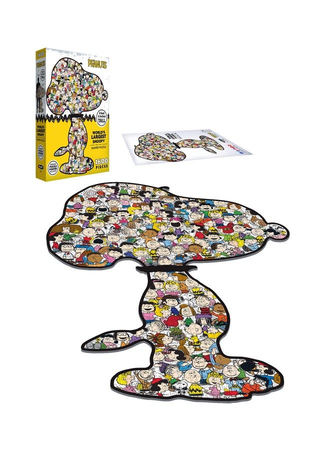 RoseArt - Peanuts - World's Largest Snoopy - 1600 Piece Shaped Puzzle for Adults - Image 3