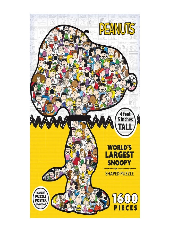 RoseArt - Peanuts - World's Largest Snoopy - 1600 Piece Shaped Puzzle for Adults - Image 4
