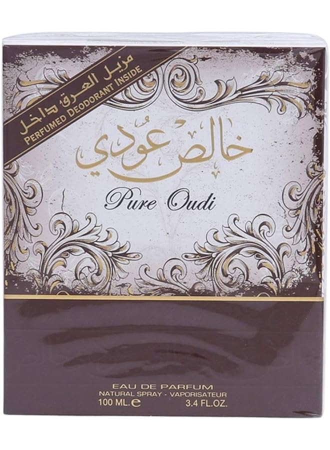 لطافة عطر خالص عودي 100 مل مع مزيل عرق مجاني 50 مل