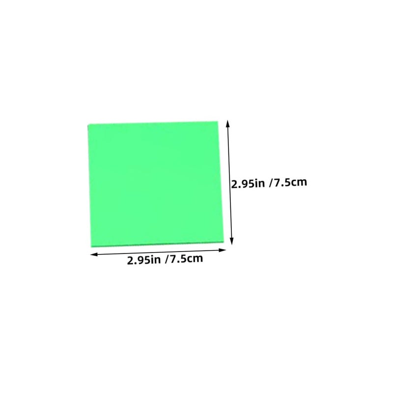 12pcs 75x75mm Fluorescent Sticky Note Tabs Removable Page Markers for Books Office Organization Random Color - Image 3