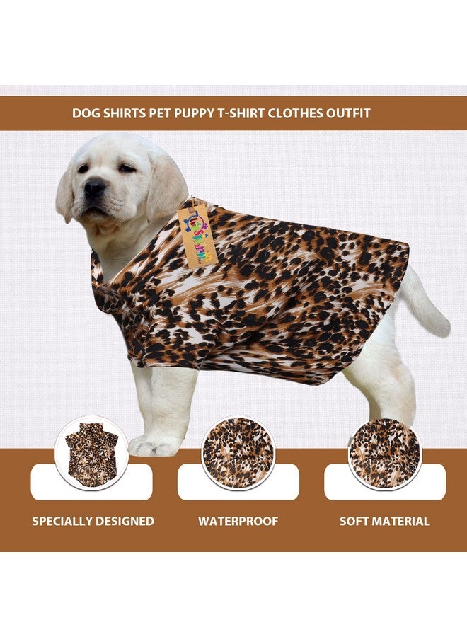 Western Era Super Soft Trendy Printed Shirt, Ultra Comfort Dog Apparel, Cotton Printed Breathable Basic Vest Dog Shirt, Lightweight Thin Shirt For Your Furies (Large - 22 Inch) (Leopard Print) - Image 3