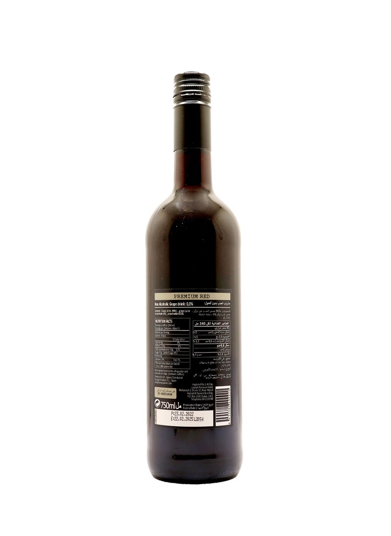 Lussory Lussory Non-Alcoholic, Halal Premium Red Wine, gluten-free, Fresh and Fruity with No Added Sugar, (750ml)  - Image 2