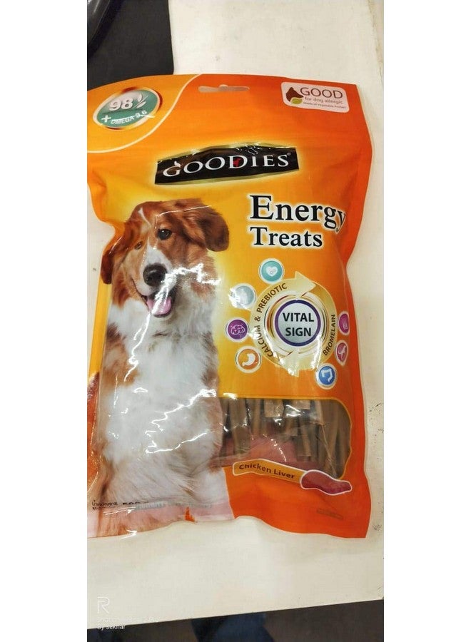Heads Up For Tails Goodies Energy Dog Treats,Chicken Liver,500 Gms - Image 1