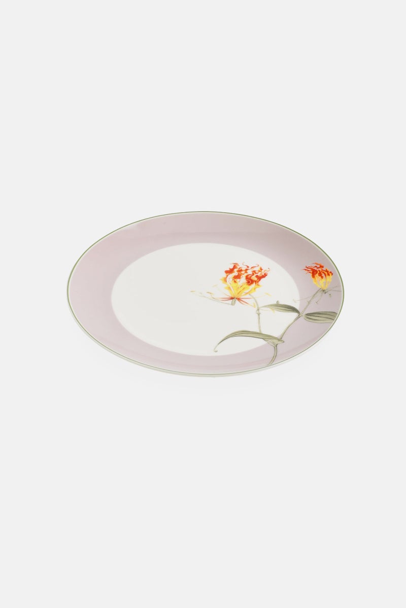 Ritzenhoff & Breker 1 Pc Bone China Floral Desert Plate, Multicolor - Image 1