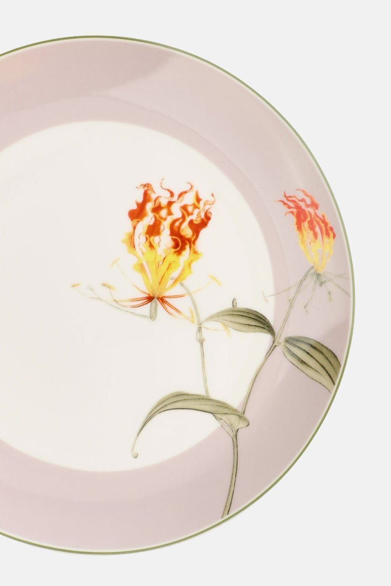 Ritzenhoff & Breker 1 Pc Bone China Floral Desert Plate, Multicolor - Image 3