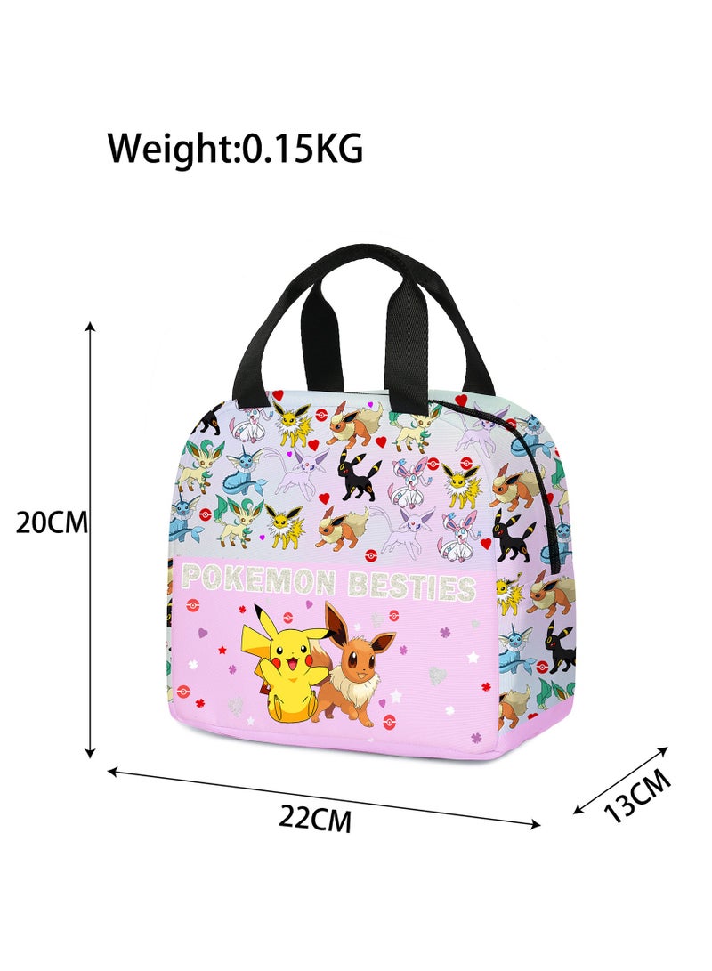 بوكيمون حقيبة غداء كارتونية من بيكاتشو - Image 2