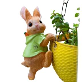 The Decorshed Buuny for Home Decor Garden Decor Room Decor (Rabbit Hook, Standard) - Image 1