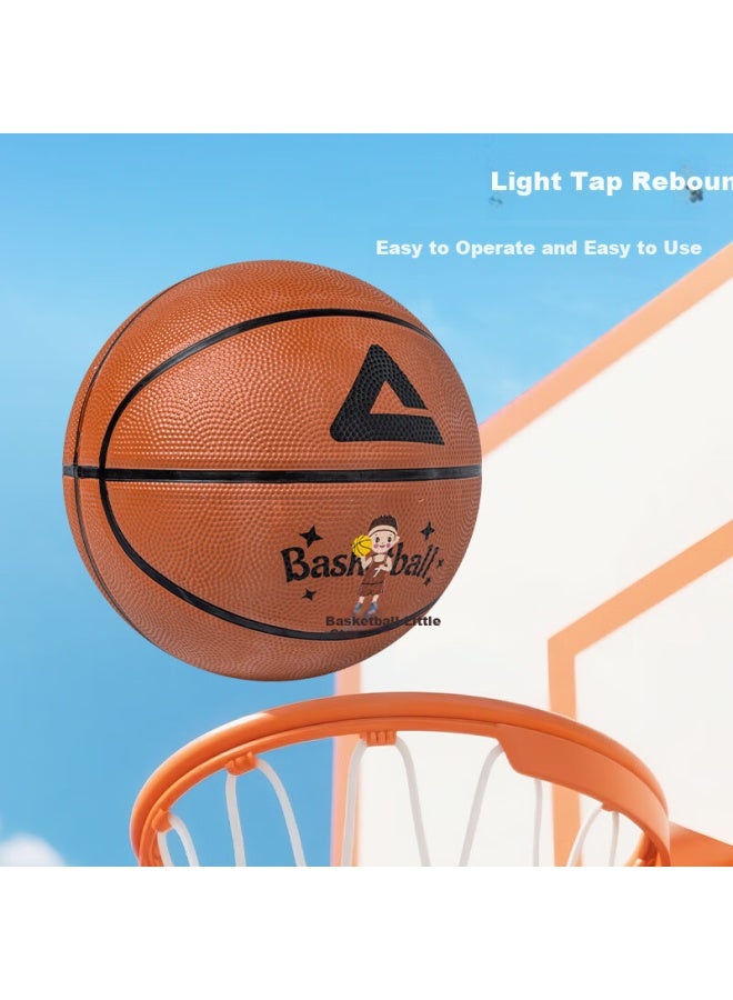 Peak Basketball For Middle And Primary School Training, Indoor/Outdoor Wear-Resistant Size 3 Rubber Children'S Toy Basketball, Pink - Image 2