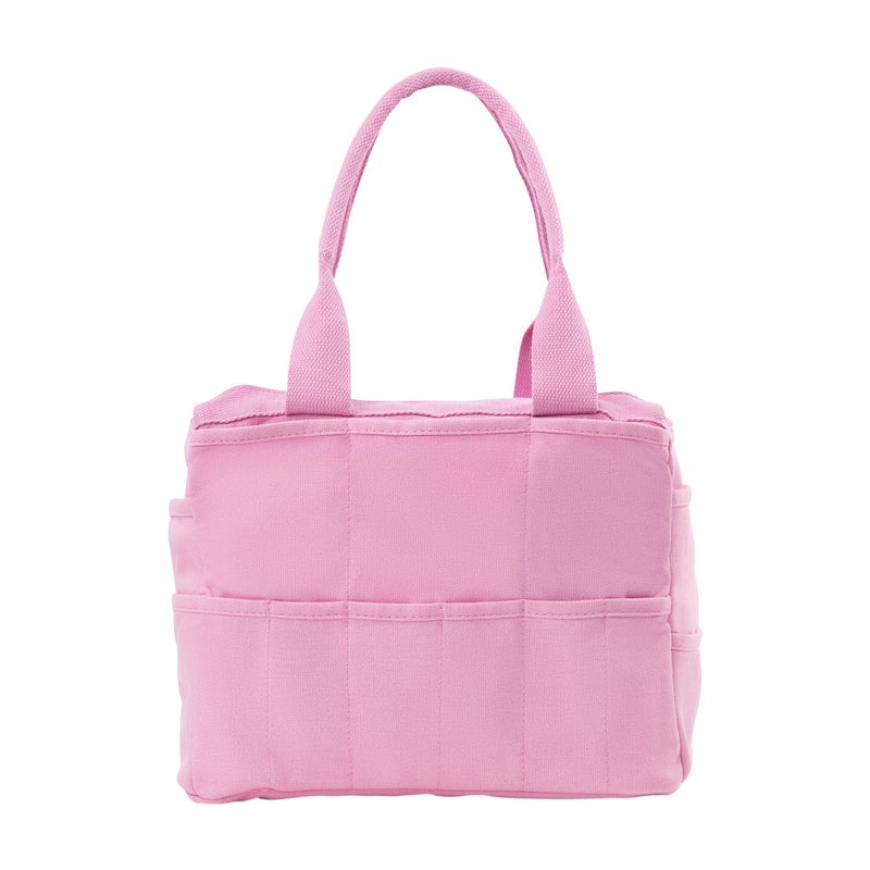 Soolla Studio Bag: Craft Organizer & Pottery Tool Bag, Washable Art Supply Tote, Knitting Yarn, Crochet Projects, 30 Pockets, 20+ Canvas Colors, Artist Gift for Adults (Flirty Flamingo) - Image 3