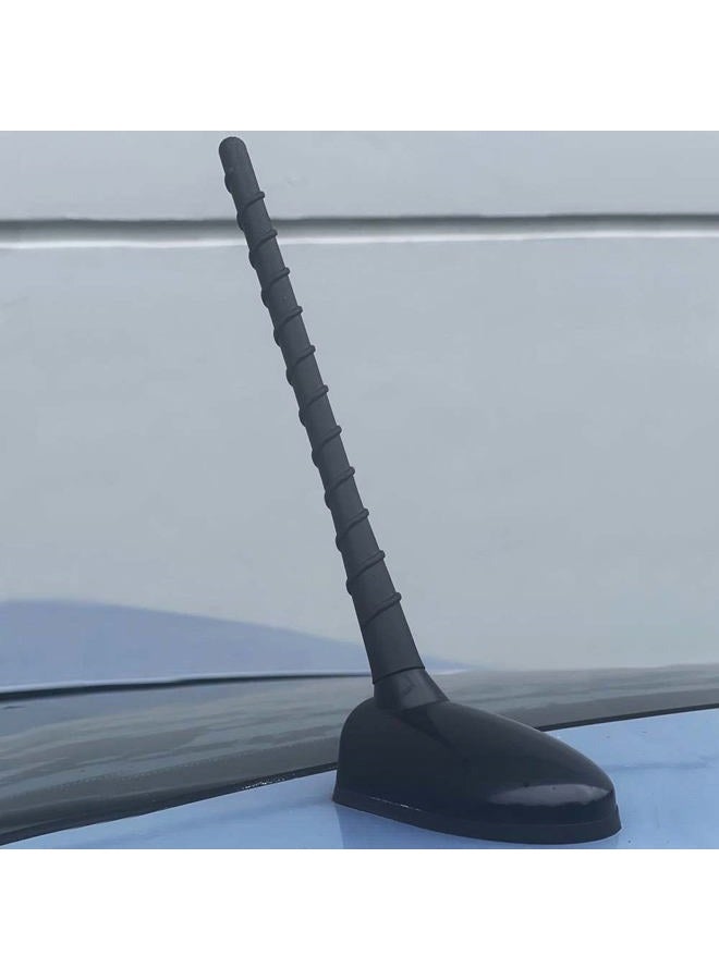 KSaAuto 7 Inch Nissan Replacement Radio Antenna Mast, 2003-2023 Nissan Pathfinder Rogue Murano Cube Juke Versa Kicks LEAF 370Z 350Z NV200 Car Antenna, Black - Image 4