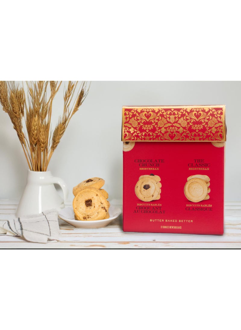 Mary Macleod's Shortbread Red Gift Box of All Butter Mixed Shortbread Cookies 240 gm  - Image 3